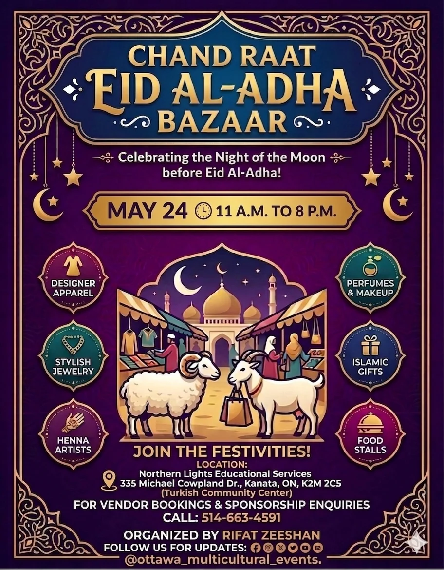 Ottawa Multicultural Eid Al-Adha Bazaar